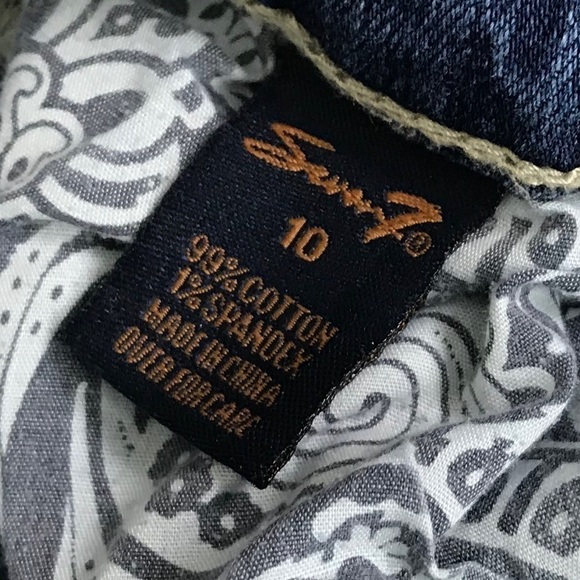 Seven7 Bootcut Distressed Jeans - Picture 7 of 10